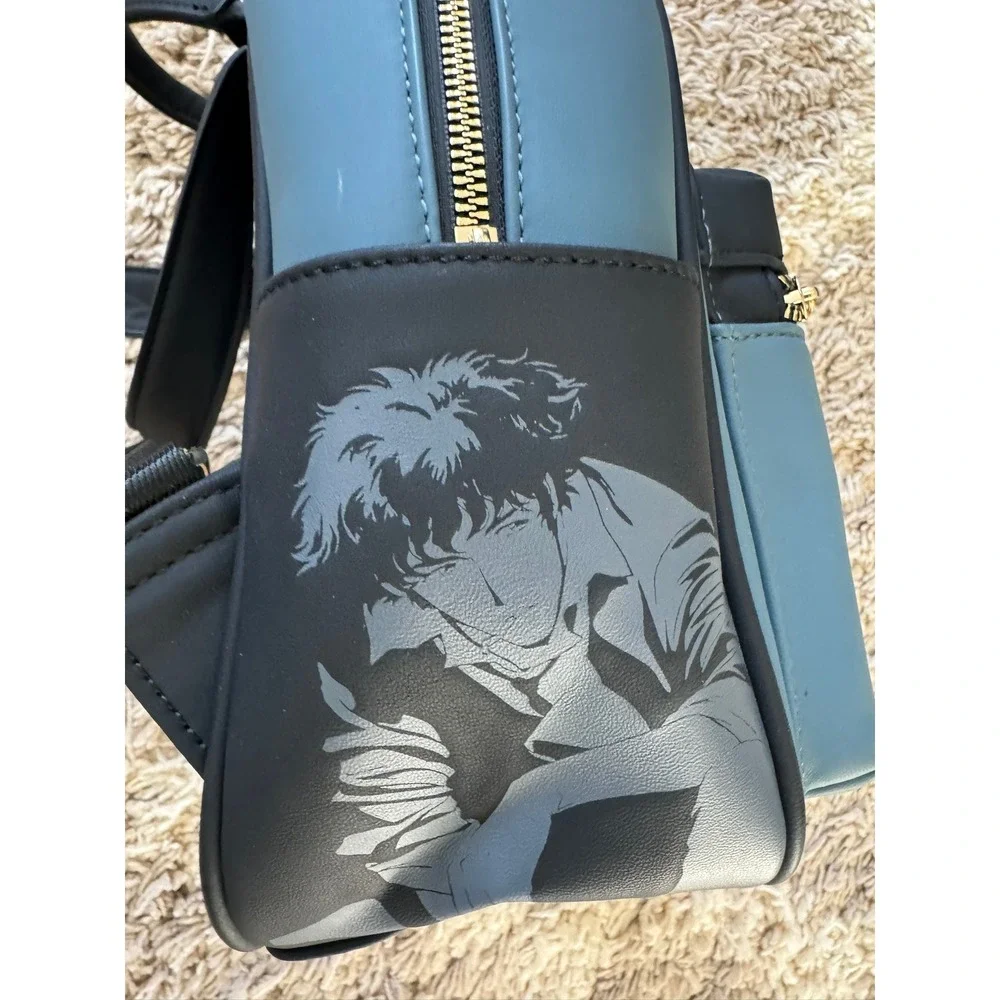 Cowboy Bebop Official Ein Corgi Mini Backpack Blue Spike Spiegel Ed Anime Bag